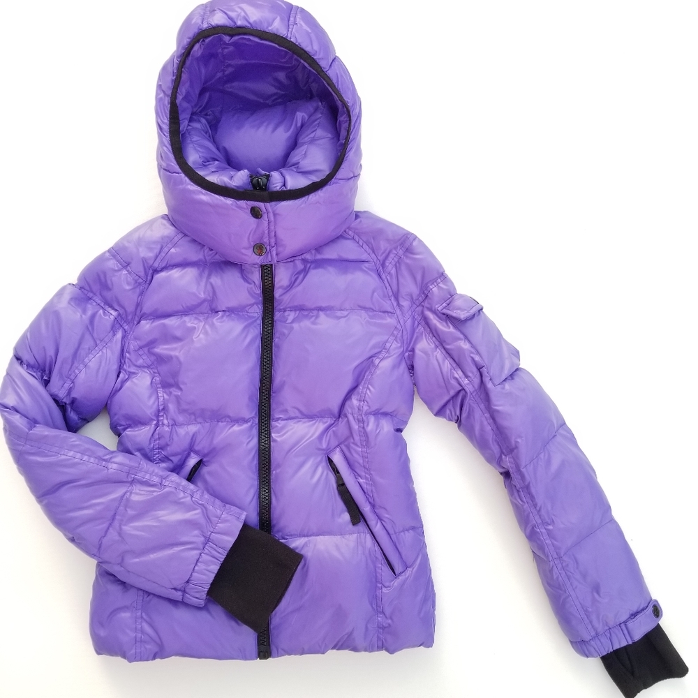 S13 NYC Mogul Glossy Purple Girls Down Puffer 14